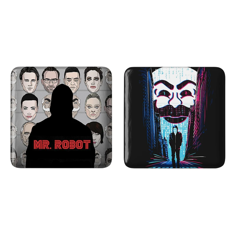 مگنت خندالو طرح سریال آقای ربات Mr.Robot کد 1023010235 مجموعه 2 عددی
