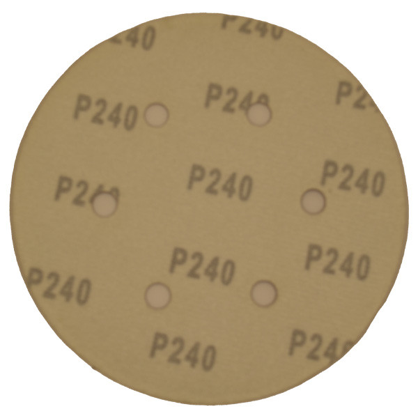 سنباده پشت کرکی مدل 150 میلیمتر 6 سوراخ P.280 بسته 10 عددی سنباده پشت کرکی مدل 150 میلیمتر 6 سوراخ P.280 بسته 10 عددی