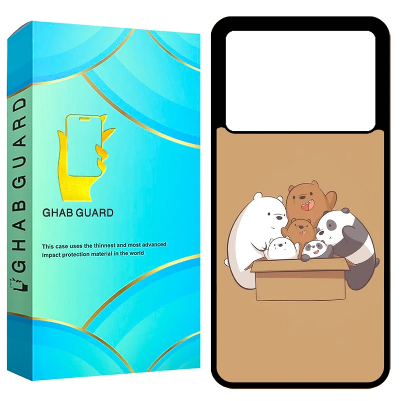 کاور قاب گارد طرح خرسی مدل GCHPK60 مناسب برای گوشی موبایل شیائومی Poco X6 Pro / Redmi K70E