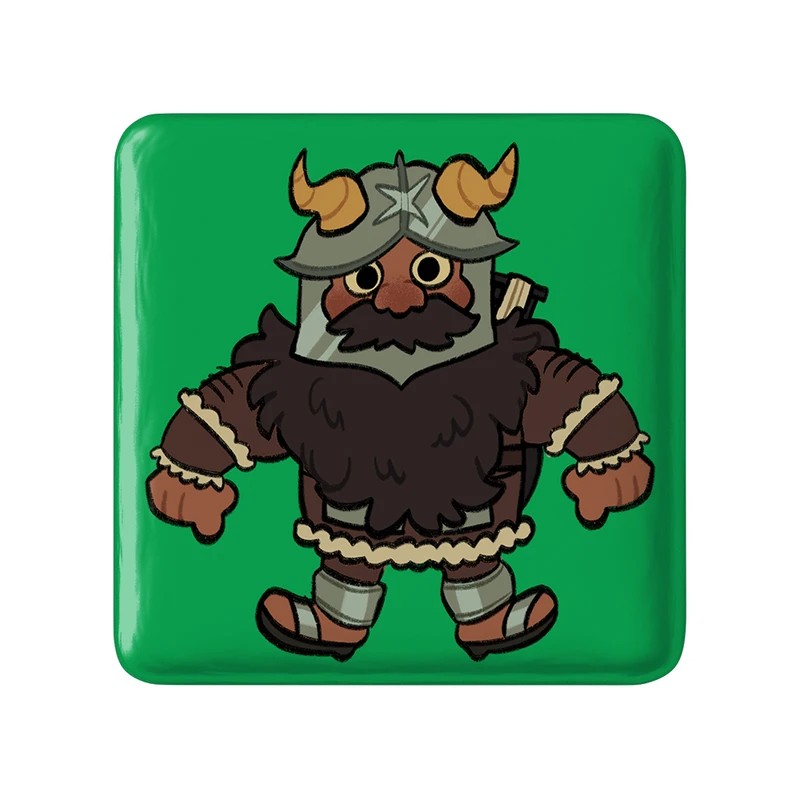 مگنت خندالو طرح سنشی انیمه خوشمزه در سیاه چال مدل مربعی کد 35893