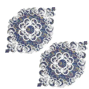 رومیزی ترمه مدل رضوی کد ASALI-877 بسته دو عددی