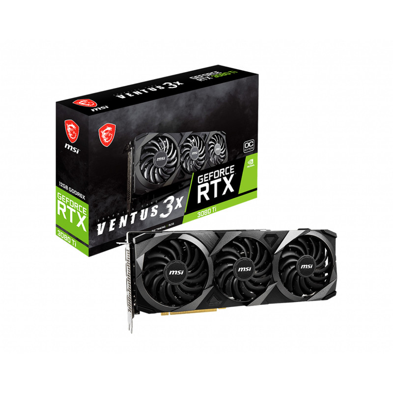 کارت گرافیک ام اس آی مدل GeForce RTX 3080 Ti VENTUS 3X 12G OC