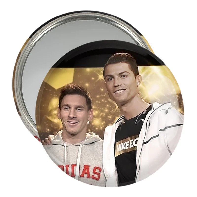 آینه جیبی خندالو مدل کریستیانو رونالدو و لیونل مسی  کد 14004