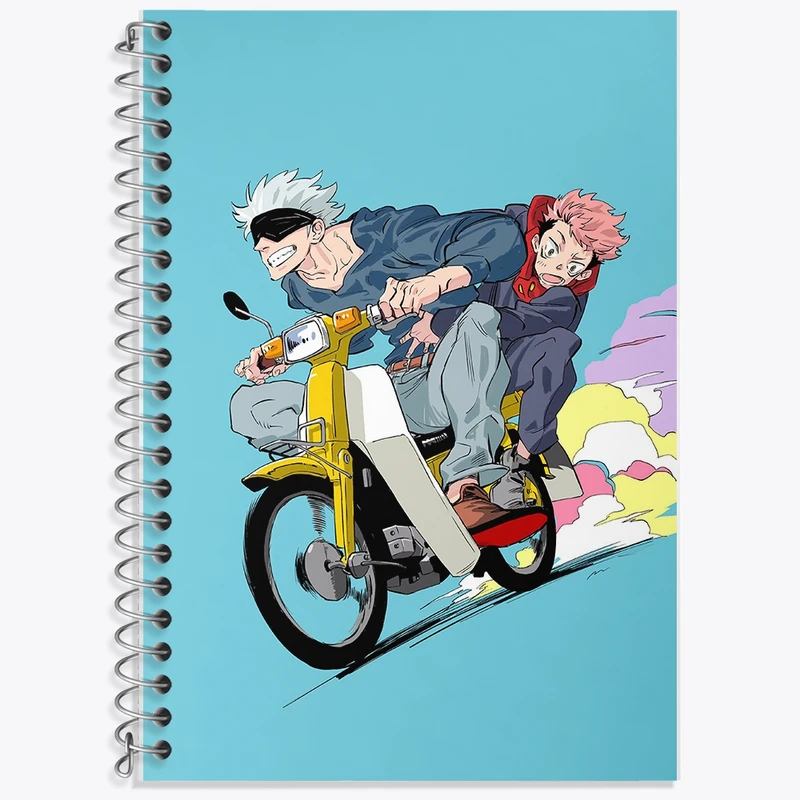 دفتر لغت 50 برگ خندالو طرح انیمه جوجوتسو کایزن کد F1959