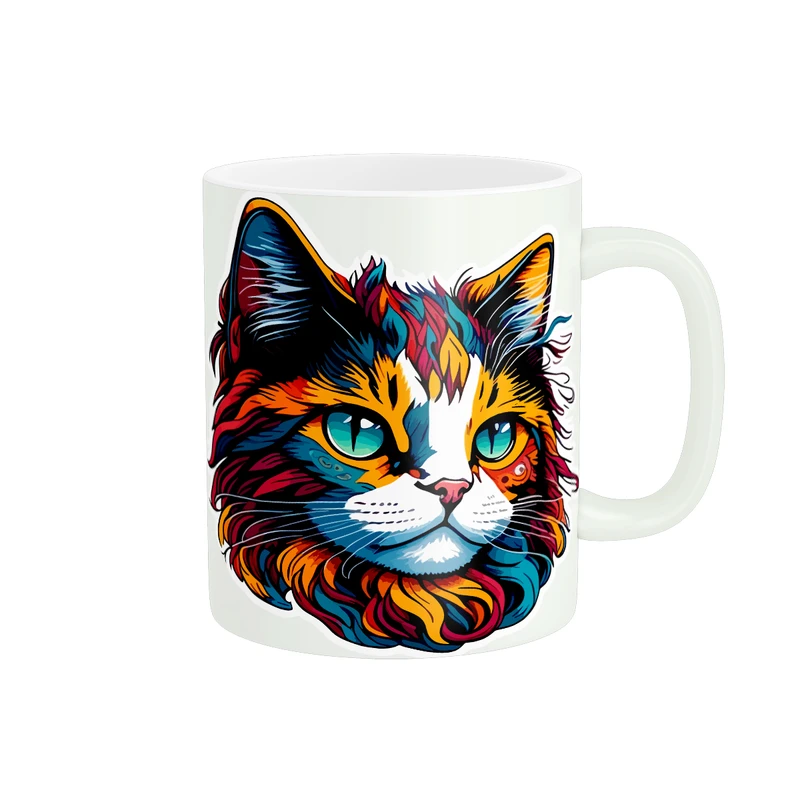 ماگ طرح گربه 19