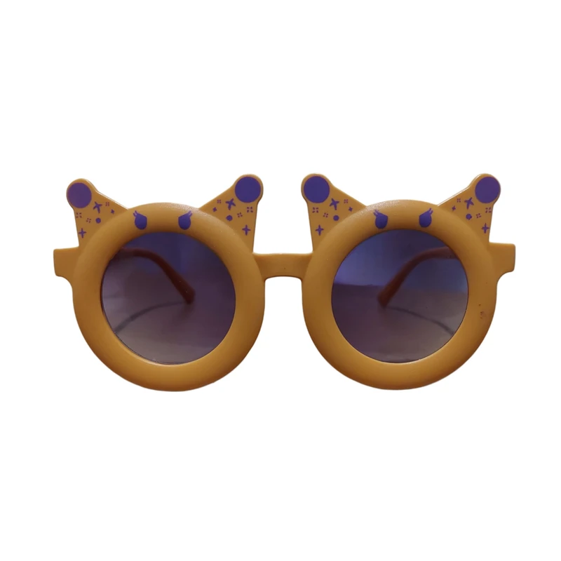 عینک آفتابی دخترانه مدل کرومی شاخ دار کد k0505