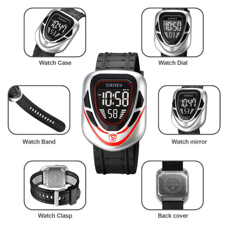 ساعت مچی دیجیتال پسرانه اسکمی مدل 1833slrd