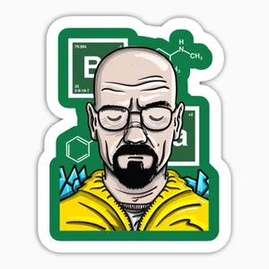 استیکر لپ تاپ و موبایل بووم طرح سریال Breaking Bad مدل Valter White کد KT52 