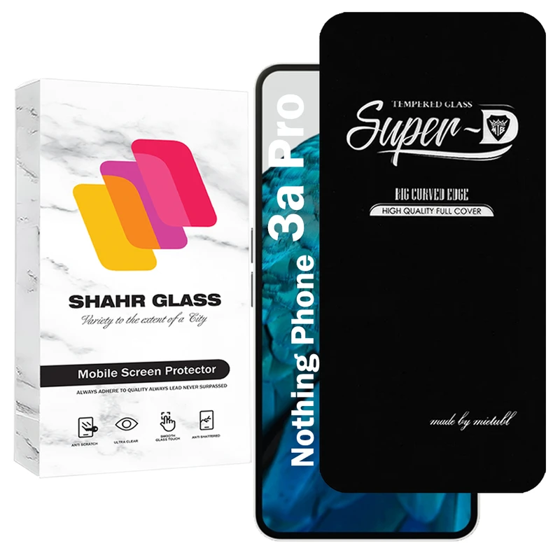محافظ صفحه نمایش شهر گلس مدل SUPERDNSH مناسب برای گوشی موبایل ناتینگ Phone 3a Pro