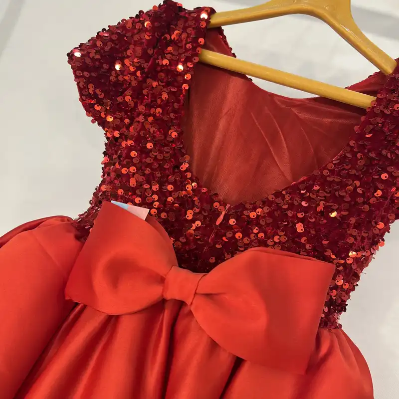 پیراهن دخترانه مدل پرنسسی 05