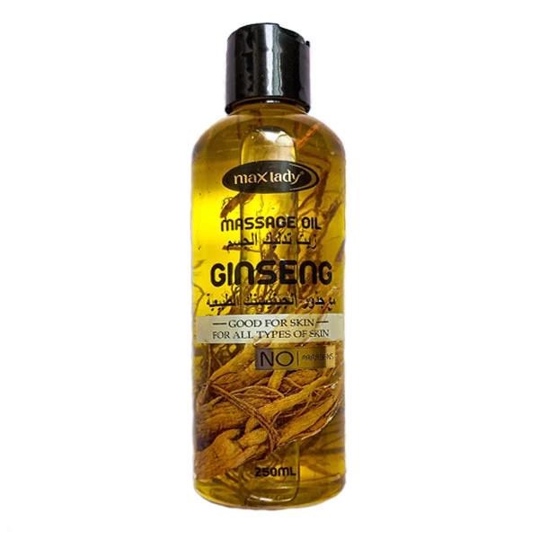 روغن ماساژ مکس لیدی مدل GINSENG حجم 250 میلی لیتر