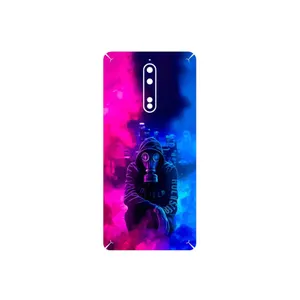 MAHOOT Smoke Rainbow Digital Art 2 Cover Sticker for Nokia 8