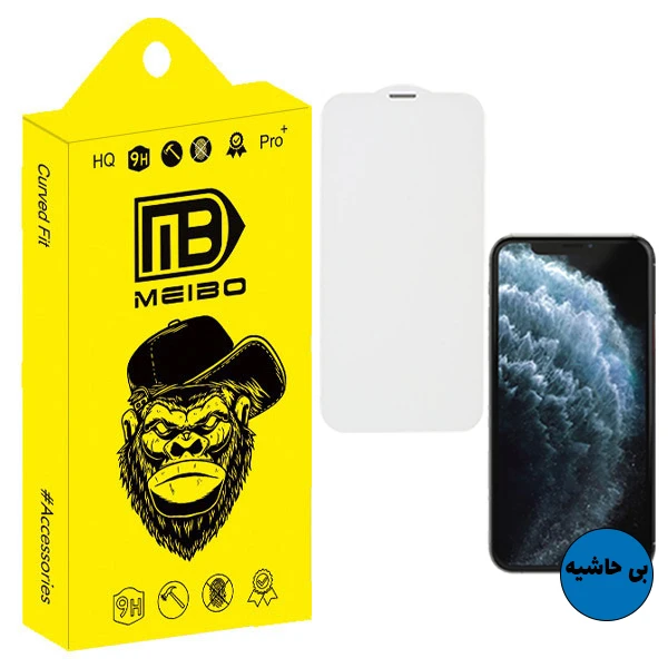 محافظ صفحه نمایش میبو طرح بی حاشیه مدل Silent Port مناسب برای گوشی موبایل اپل IPhone 11 pro