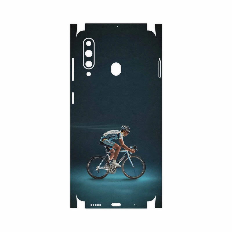 برچسب پوششی ماهوت مدل Road cycling-FullSkin مناسب برای گوشی موبایل سامسونگ Galaxy A60