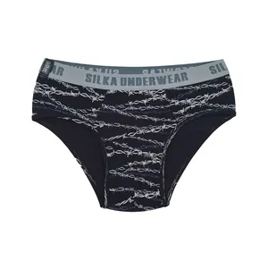 شورت اسلیپ مردانه سیلکا طرح سیم خاردار کد 1991