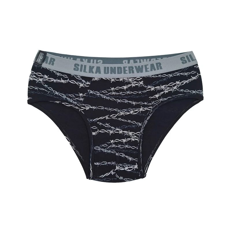 شورت اسلیپ مردانه سیلکا طرح سیم خاردار کد 1991