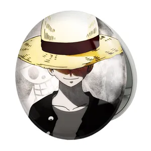 آینه جیبی خندالو طرح لوفی انیمه وان پیس One Piece مدل تاشو کد 17291 