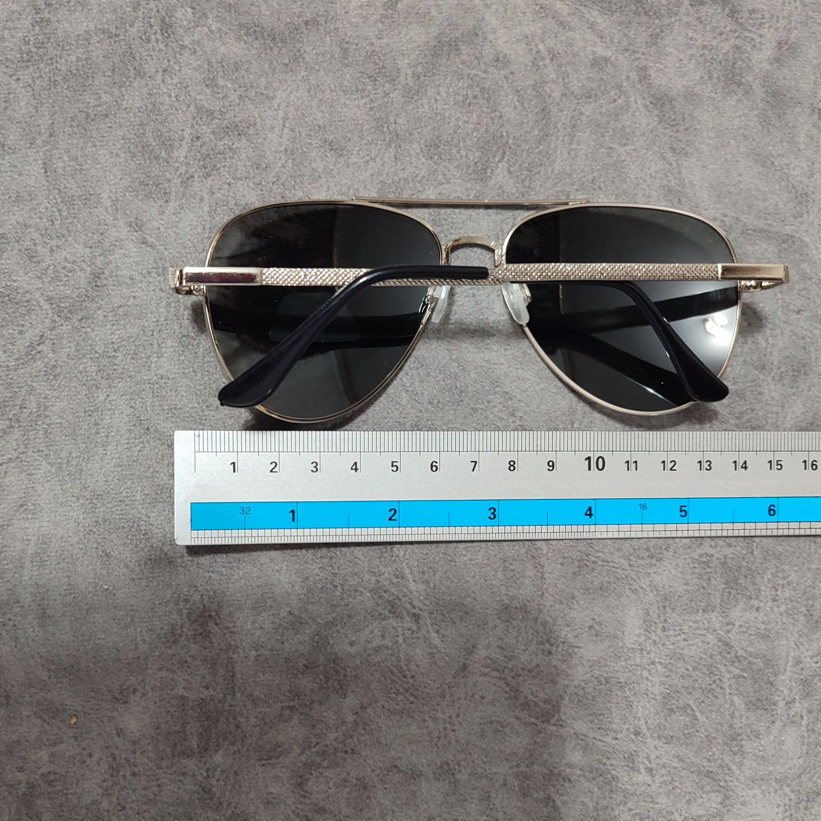 عینک آفتابی مردانه مدل خلبانی کد 0132 UV400 و پلاریزه -  - 8
