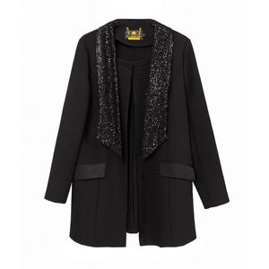 مانتو مجلسی زنانه مدل یقه کارشده