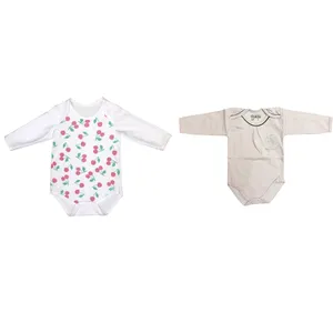  بادی آستین بلند نوزاد مدل 78 مجموعه 2 عددی