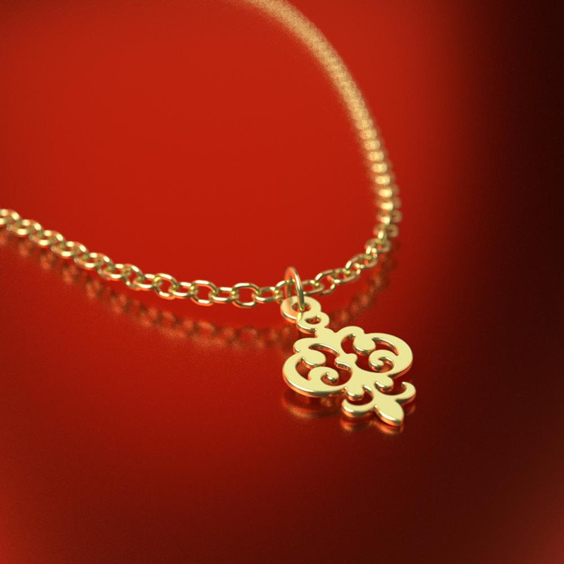 گردنبند طلا 18 عیار زنانه مدوپد مدل هندسی کد RNA15236 گردنبند طلا 18 عیار زنانه مدوپد مدل هندسی کد RNA15236