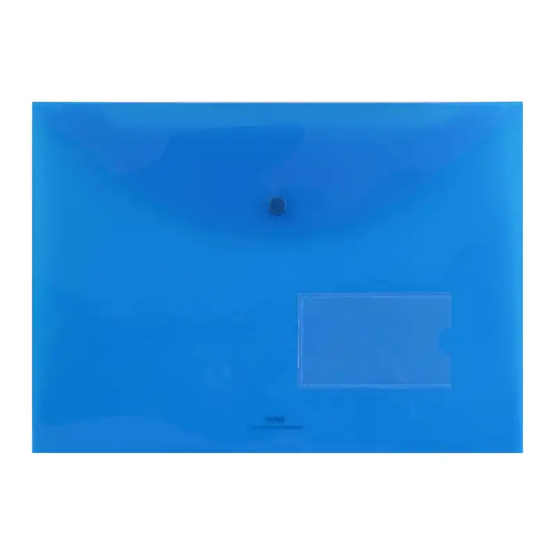 پوشه دکمه دار پاپکو مدل بیزنس - A4-116BM بسته 6 عددی