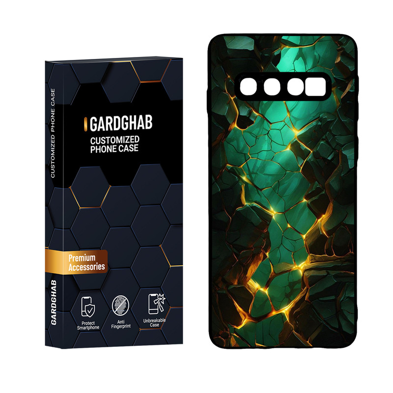 کاور گارد قاب مدل پشت گلس ساده مناسب برای گوشی موبایل سامسونگ Galaxy S10