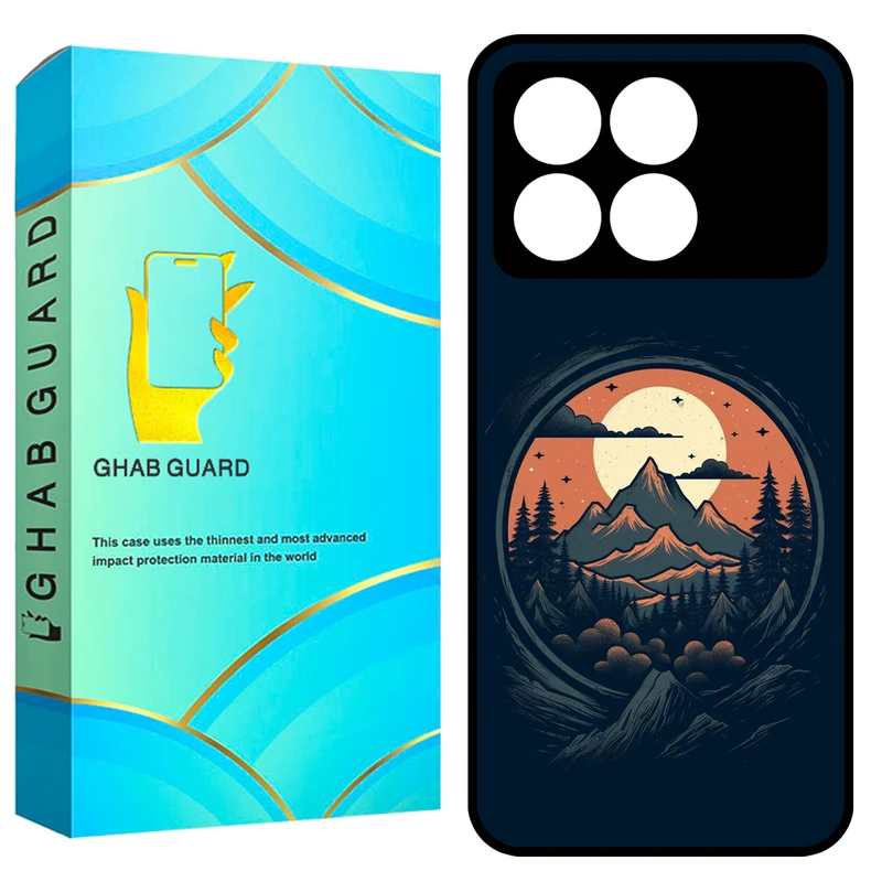 کاور قاب گارد طرح طبیعت مدل GCHPK70P مناسب برای گوشی موبایل شیائومی Redmi K70 Pro 5G / Poco X6 Pro