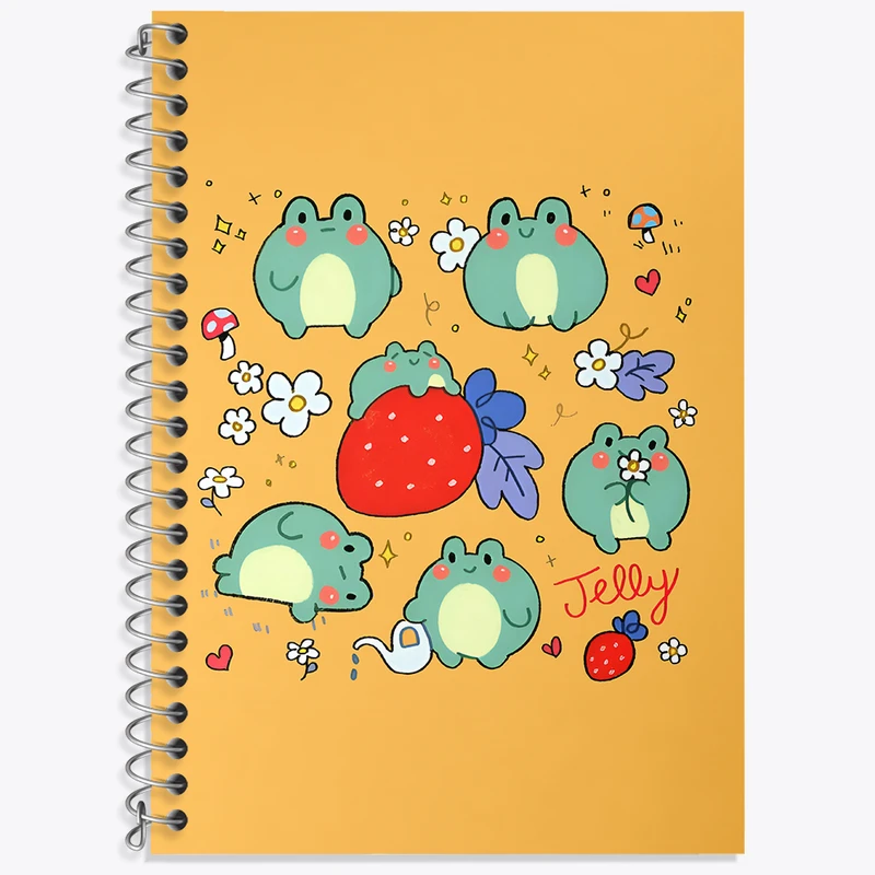 دفتر لغت 50 برگ خندالو طرح قورباغه کد N5532