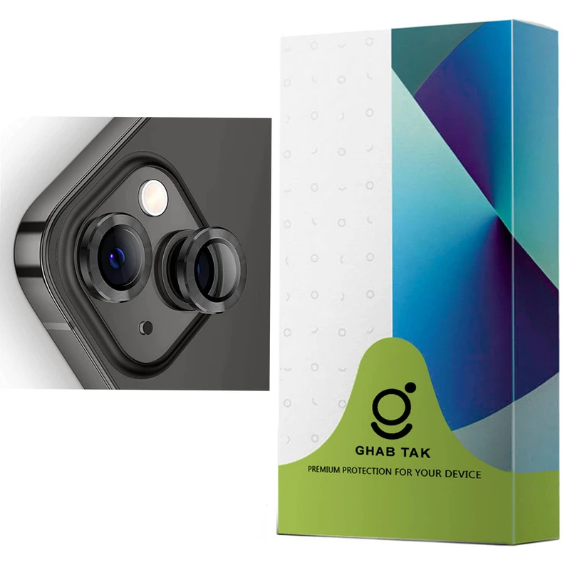 محافظ لنز دوربین قاب تک مدل رینگی مناسب برای گوشی موبایل اپل iPhone 13