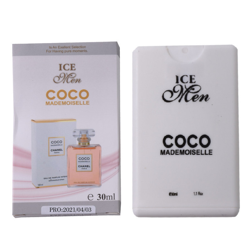 عطر جیبی زنانه آیس من مدل شنل کوکو مادمازل حجم 30 میلی لیتر بسته دو عددی