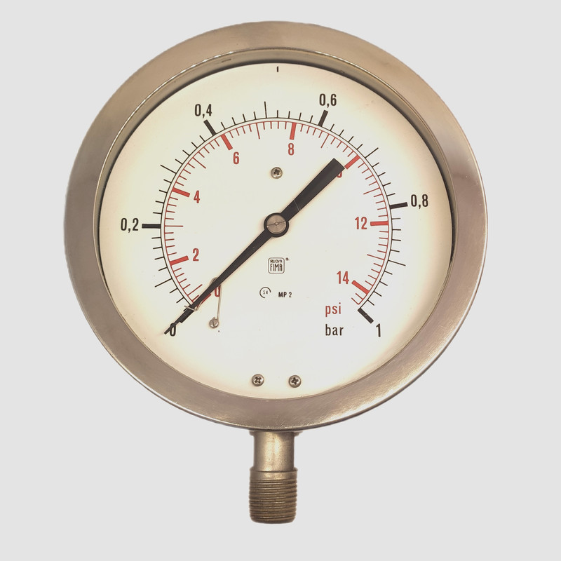 گیج فشار نووا فیما مدل 1bar-16cm گیج فشار نووا فیما مدل 1bar-16cm