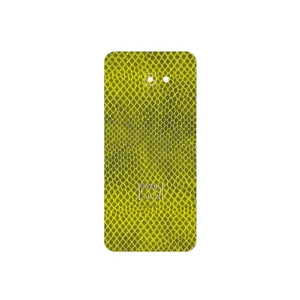 MAHOOT Yellow Snake Skin Cover Sticker for Samsung Galaxy J4 Plus