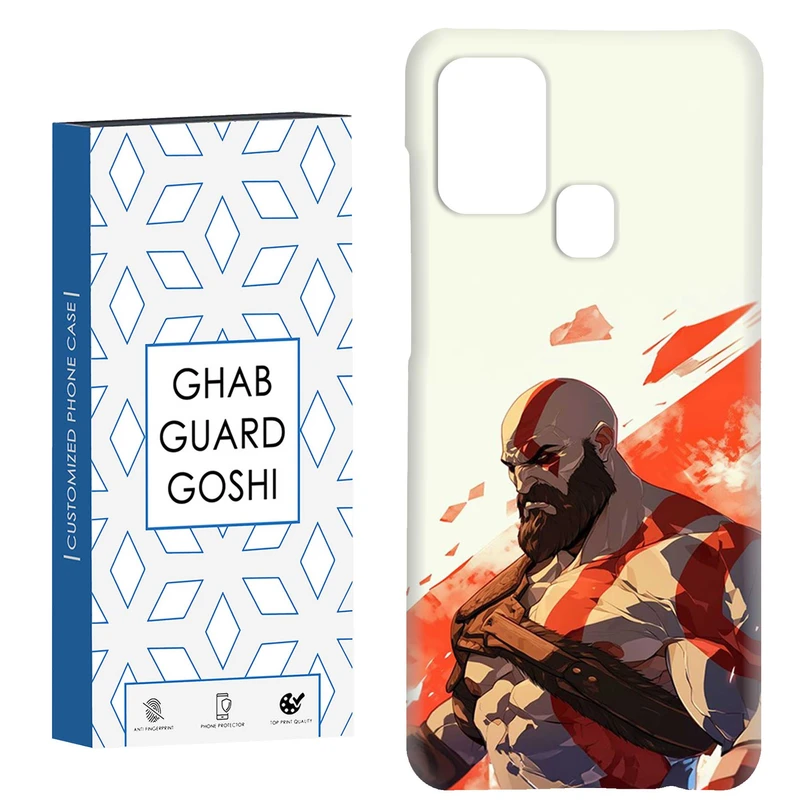 کاور قاب گارد گوشی طرح خدای جنگ کد Dimo-470 مناسب برای گوشی موبایل سامسونگ Galaxy A21s