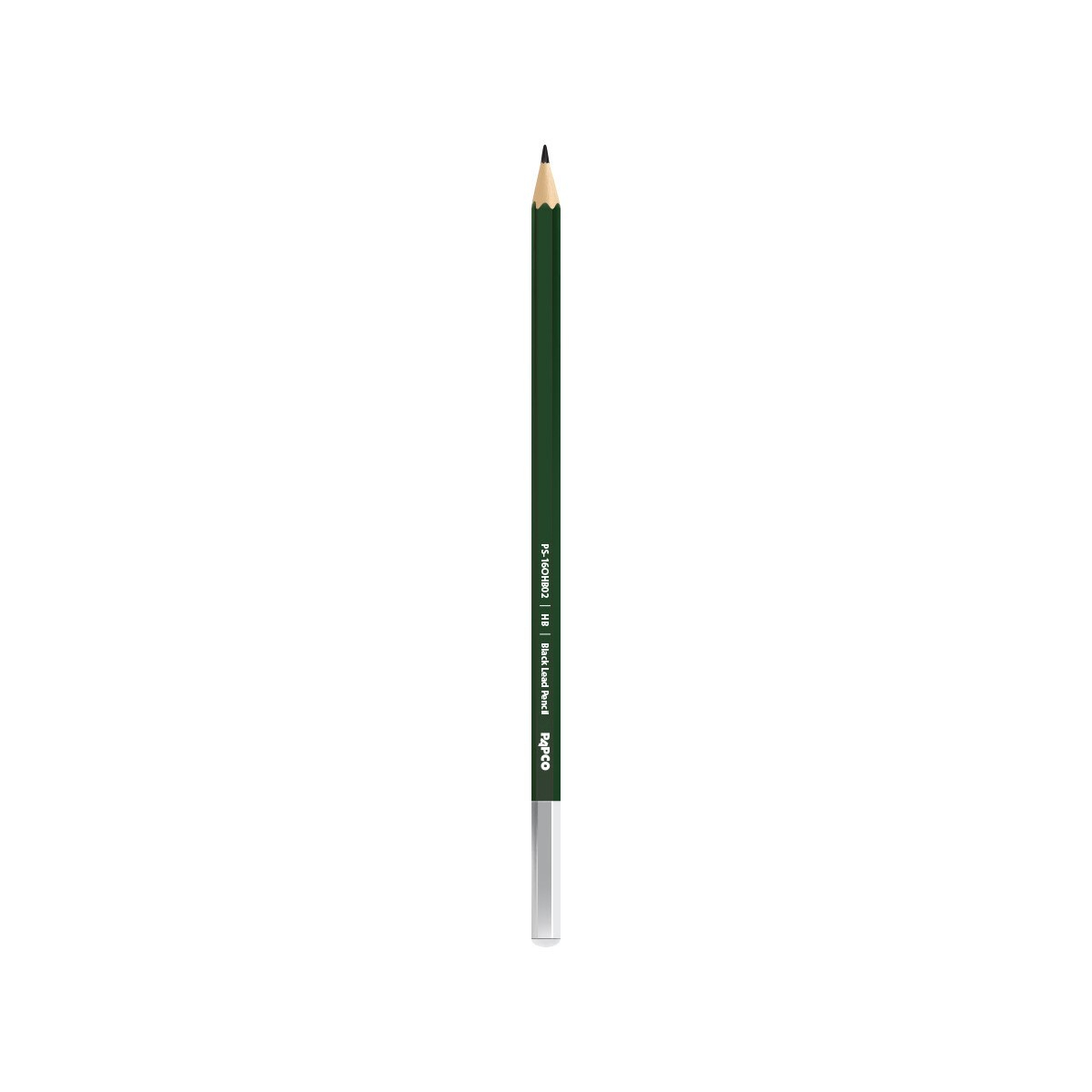 مداد مشکی پاپکو با درجه سختی HB کد -PS-16OHB0212 بسته 12عددی