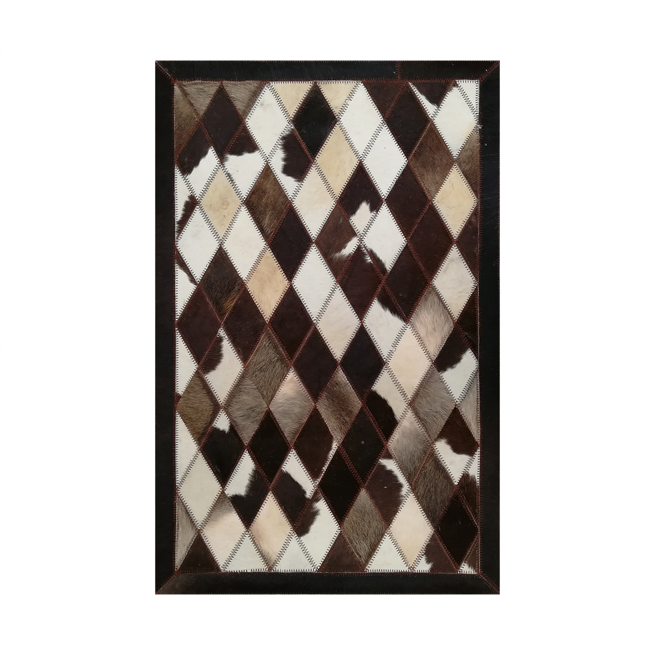 کلاژ فرش پوست و چرم کمالی مدل AD-0412