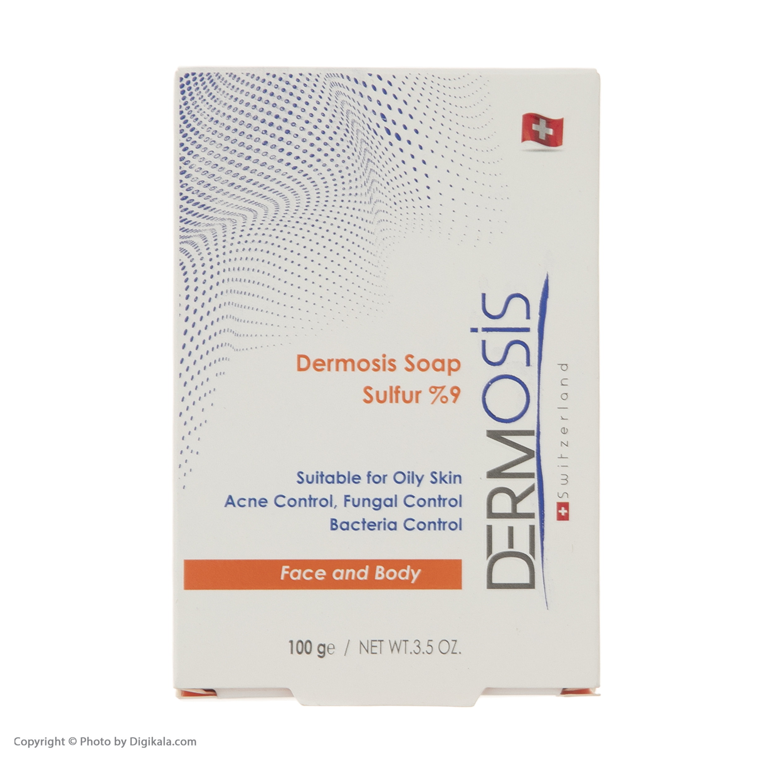 صابون گوگرد 9 درصد  درموسیس وزن 100 گرم