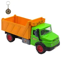 ماشین بازی ناب سل مدل کامیون بنز خوش رکاب قدرتی به همراه جاسوییچی