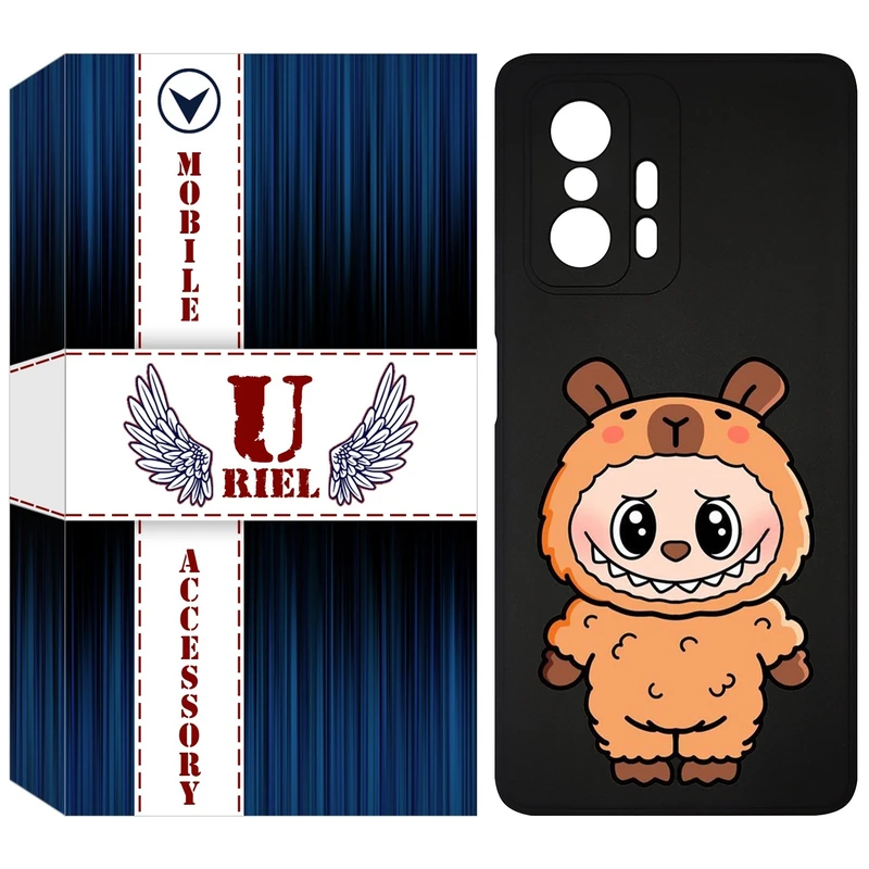 کاور یوریل قاب مدل KSH کد 110 طرح عروسک لبوبو مناسب برای گوشی موبایل شیائومی 11T / 11T Pro