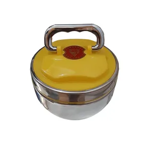 ظرف نگهدارنده غذای کودک لانچ باکس مدل دوجداره استیل کد 2022