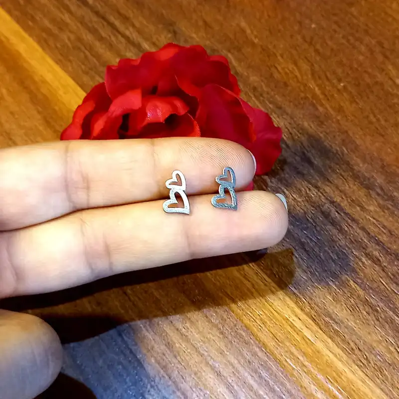 نیم ست زنانه مدل قلب کد P3010