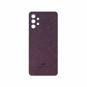 MAHOOT Purple-Leather Cover Sticker for Samsung Galaxy A32 5G