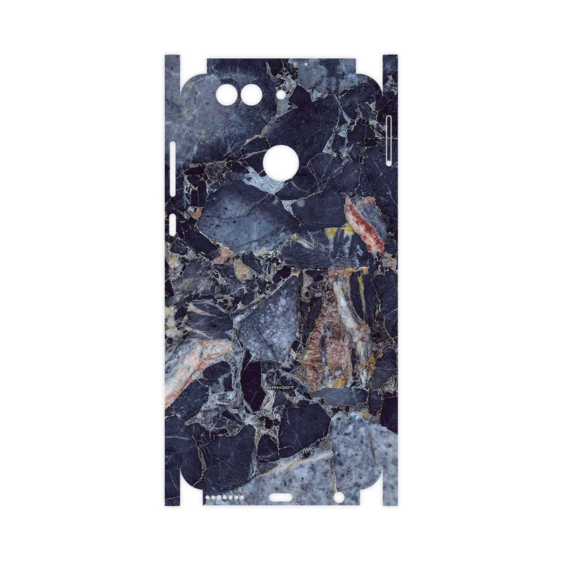 برچسب پوششی ماهوت مدل Broken black marble-FullSkin مناسب برای گوشی موبایل هوآوی Nova 2 Plus