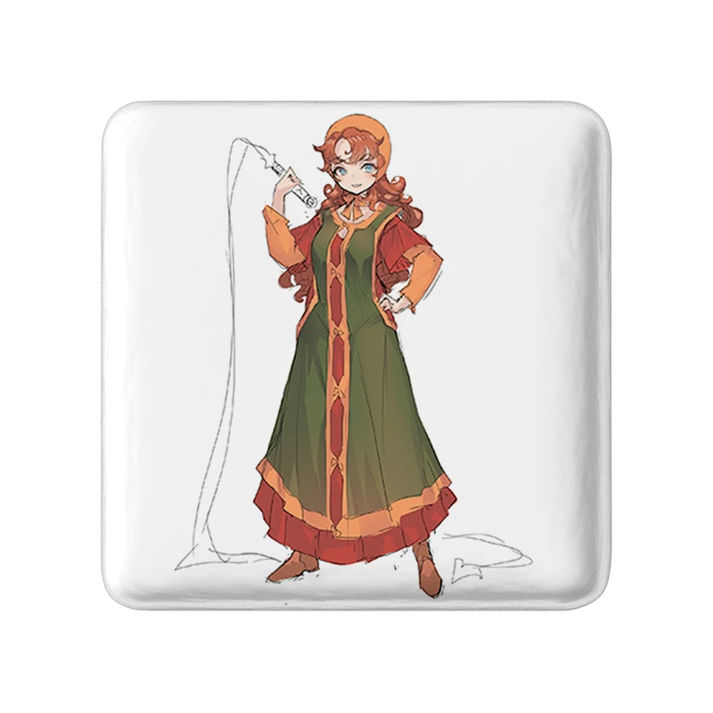مگنت خندالو طرح بازی دراگون کوئست (Dragon Quest) مدل مربعی کد 35220
