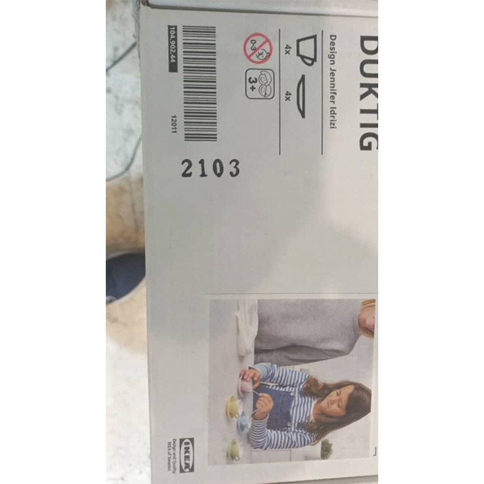 ست اسباب بازی چایخوری ایکیا مدل DUKTIG444 بسته 8 عددی