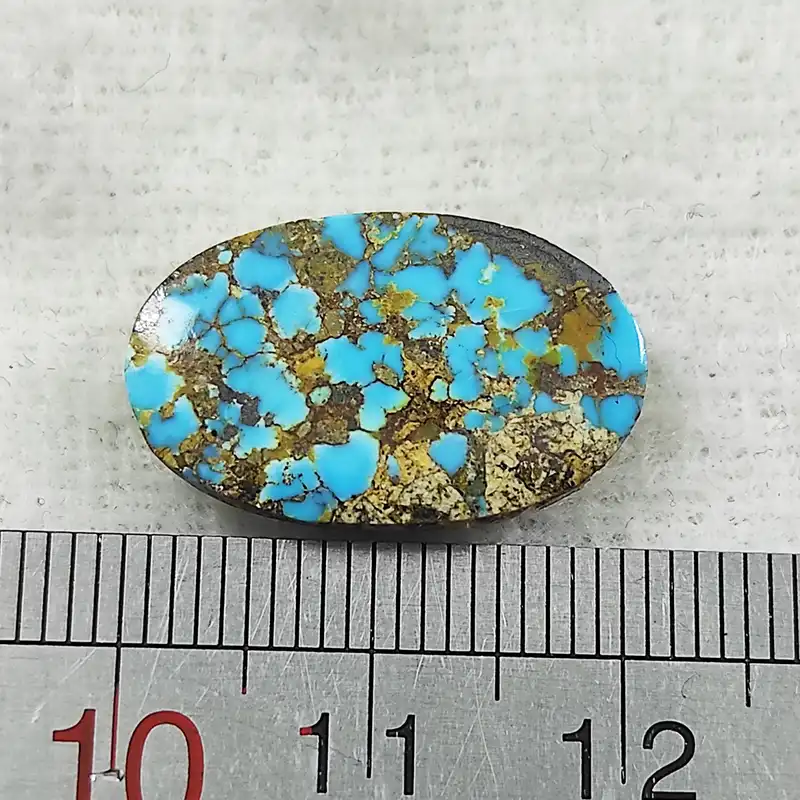 سنگ فیروزه سلین کالا مدل بیضی کد pc4-8