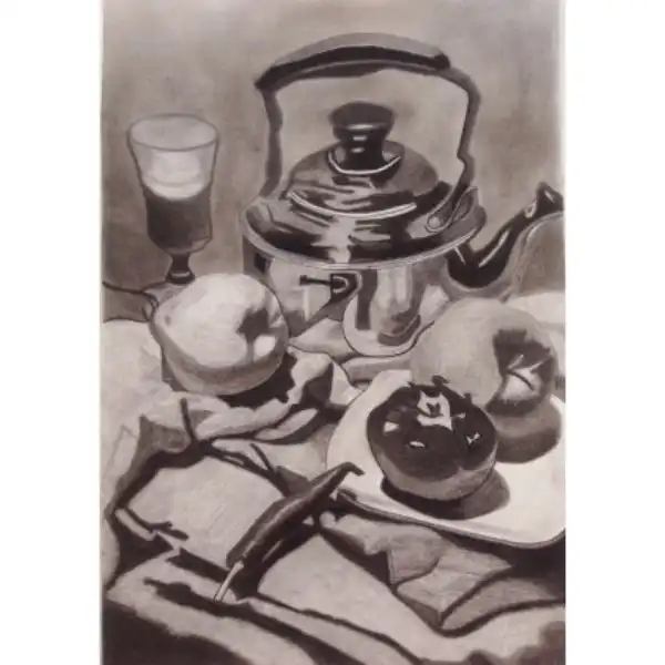 نقاشی سیاه قلم کد 20