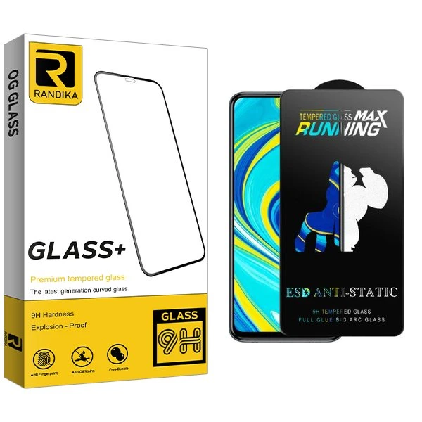 محافظ صفحه نمایش راندیکا مدل RKnewpkg Running Max مناسب برای گوشی موبایل شیائومی Redmi Note 9s / Redmi Note 9 Pro / Poco X3