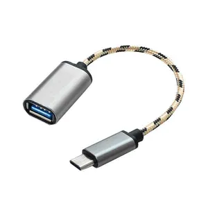 کابل USBبه USB-C مدل KN-30 OTG طول 10سانتی متر