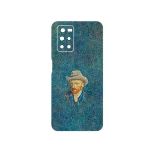 MAHOOT Self portrait with a gray felt hat Cover Sticker for Xiaomi Redmi Note 11 4G